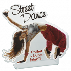 Acrílico Street Dance Feminino 11,5cm