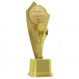 Troféu Metal Honra ao Mérito 44cm
